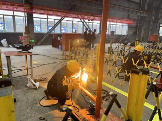 公司舉辦電焊工、電工技術(shù)比武