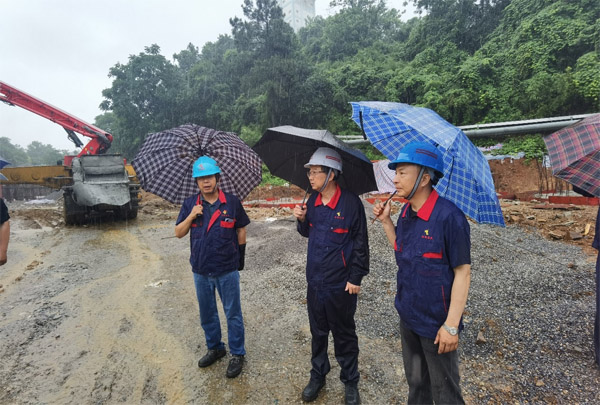 公司黨委書記檢查在建項目  公司黨委書記檢查在建項目